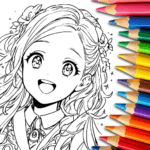 Cute Anime Coloring Game Apk + Mod 1.1.8 (Unlimited Money)